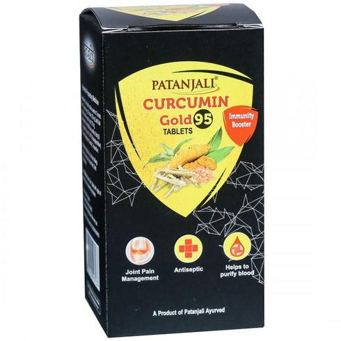 Patanjali Ayurveda Curcumin Gold 95 Immunity Booster 60 Tablets